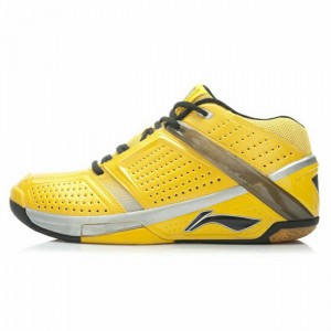 Lin Dan Hero Men's Badminton Professional Game Shoes - Yellow [AYAJ077-2]